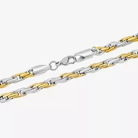 Mens Stainless Steel 24 Inch Link Chain Necklace
