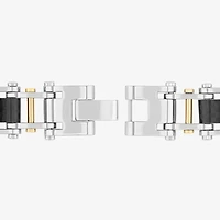 8 5/8 Inch Stainless Steel Solid Link Bracelet