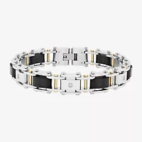 8 5/8 Inch Stainless Steel Solid Link Bracelet