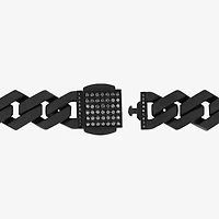 Mens Stainless Steel 8 3/4 Inch Link Bracelet