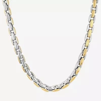 Men's Horseshoe Link Necklace Stainless Steel