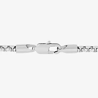 Mens 1/2 CT. T.W. Black Diamond Stainless Steel Cross 24 Inch Pendant Necklace