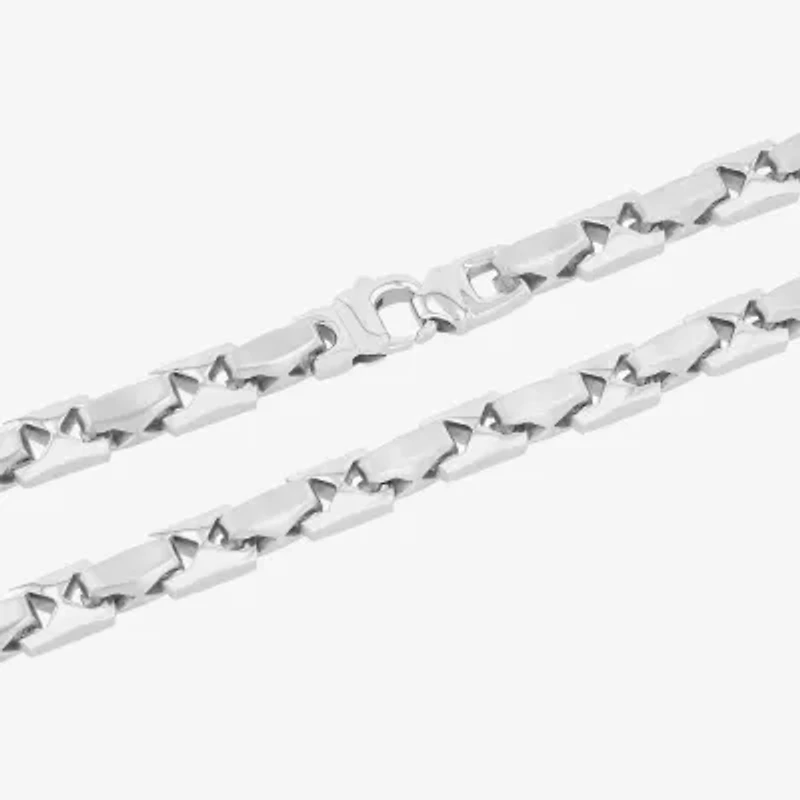 Mens Stainless Steel 24 Inch Link Chain Necklace