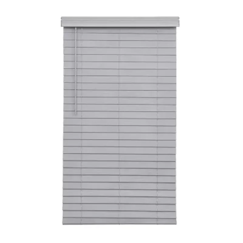 Distressed 2 1/2" Cut-to-Width Cordless Faux Wood Blind