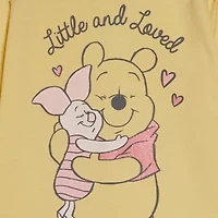 Disney Baby Girls Winnie The Pooh Crew Neck Long Sleeve Bodysuit