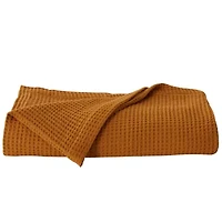 Patina Vie Maison Cotton Waffle Weave Washable Reversible Hypoallergenic Lightweight Throw