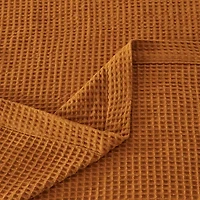 Patina Vie Maison Cotton Waffle Weave Washable Reversible Hypoallergenic Lightweight Throw