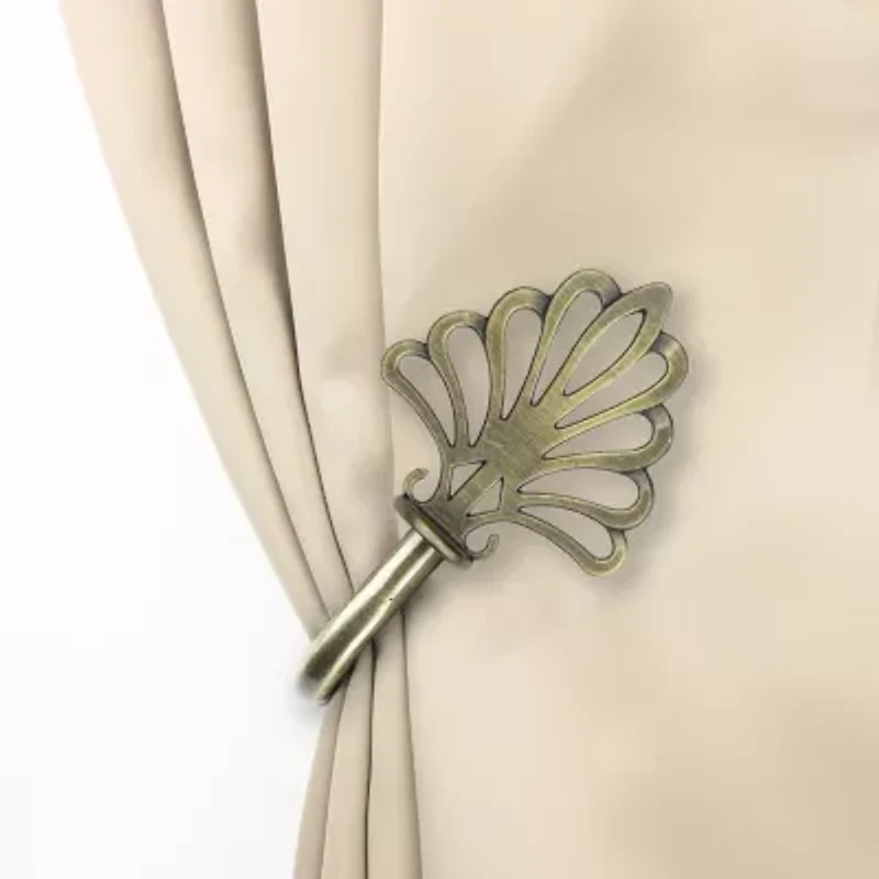 Rod Desyne Decorative Holdbacks with Fan Finial