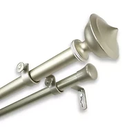 Rod Desyne Leopold 1" Double Adjustable Curtain