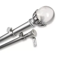 Rod Desyne Pixie 1" Adjustable Double Curtain