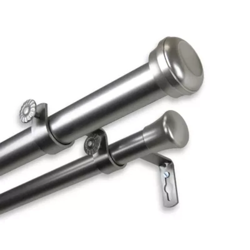 Rod Desyne Rosen 1" Adjustable Double Curtain