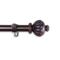 Rod Desyne Selma 1" Adjustable Curtain