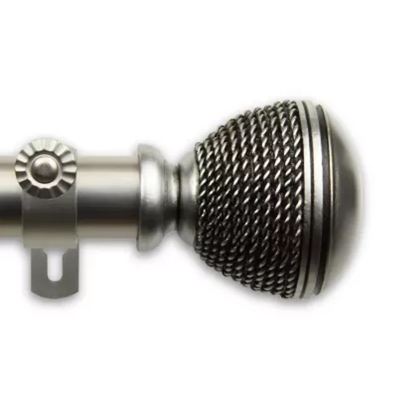 Rod Desyne Braided 1 Adjustable Curtain