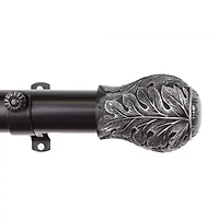 Rod Desyne Leaf 1 1/2 Adjustable Curtain