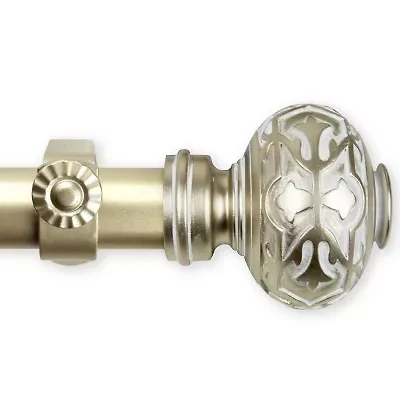 Rod Desyne Maple 1 Adjustable Curtain