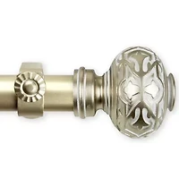 Rod Desyne Maple 1 Adjustable Curtain