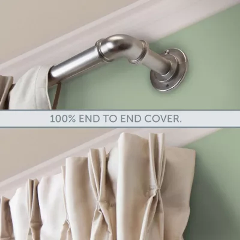 Rod Desyne Blackout Corner 1 Adjustable Curtain