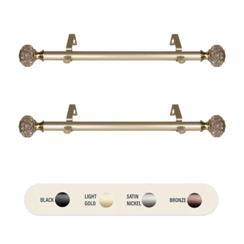 Rod Desyne Elsie 1 Adjustable Side Curtain