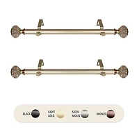 Rod Desyne Elsie 1 Adjustable Side Curtain