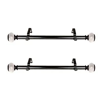 Rod Desyne Ironwood 1 Adjustable Side Curtain