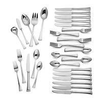 Lenox Portola 65-pc. 18/10 Stainless Steel Flatware Set