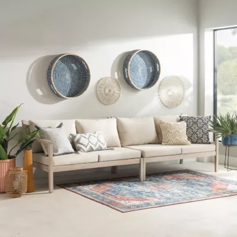 2-pc. Track-Arm Upholstered Loveseat