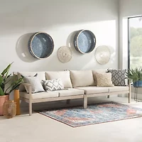 2-pc. Track-Arm Upholstered Loveseat