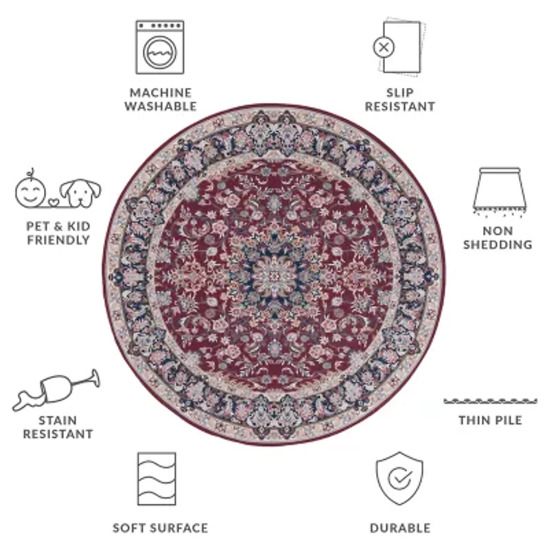 Safavieh Tucson Maci Indoor Round Area Rug