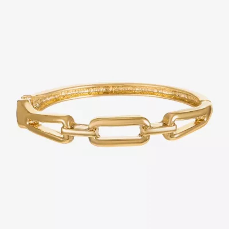 Liz Claiborne Link Womens Rectangular Bangle Bracelet