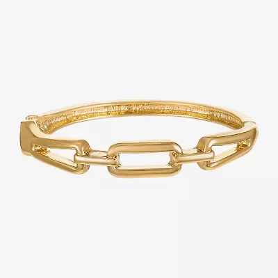 Liz Claiborne Link Womens Rectangular Bangle Bracelet