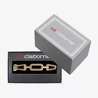 Liz Claiborne Link Womens Rectangular Bangle Bracelet