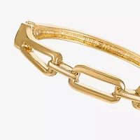 Liz Claiborne Link Womens Rectangular Bangle Bracelet