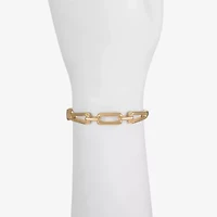 Liz Claiborne Link Womens Rectangular Bangle Bracelet