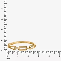Liz Claiborne Link Womens Rectangular Bangle Bracelet