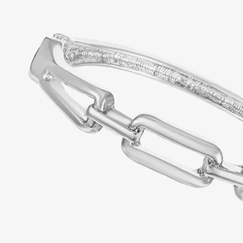 Liz Claiborne Link Womens Rectangular Bangle Bracelet