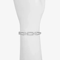 Liz Claiborne Link Womens Rectangular Bangle Bracelet