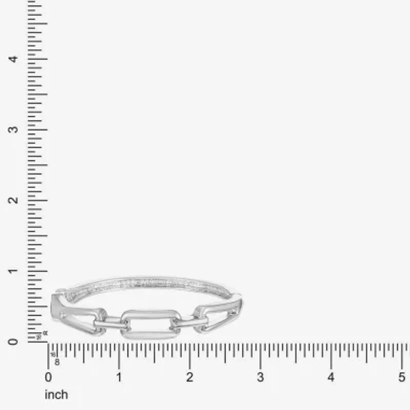 Liz Claiborne Link Womens Rectangular Bangle Bracelet