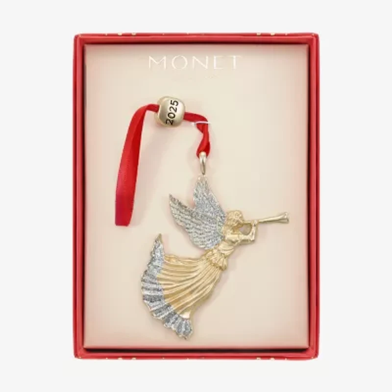 Monet Jewelry Gold & Silver Tone Christmas Ornament