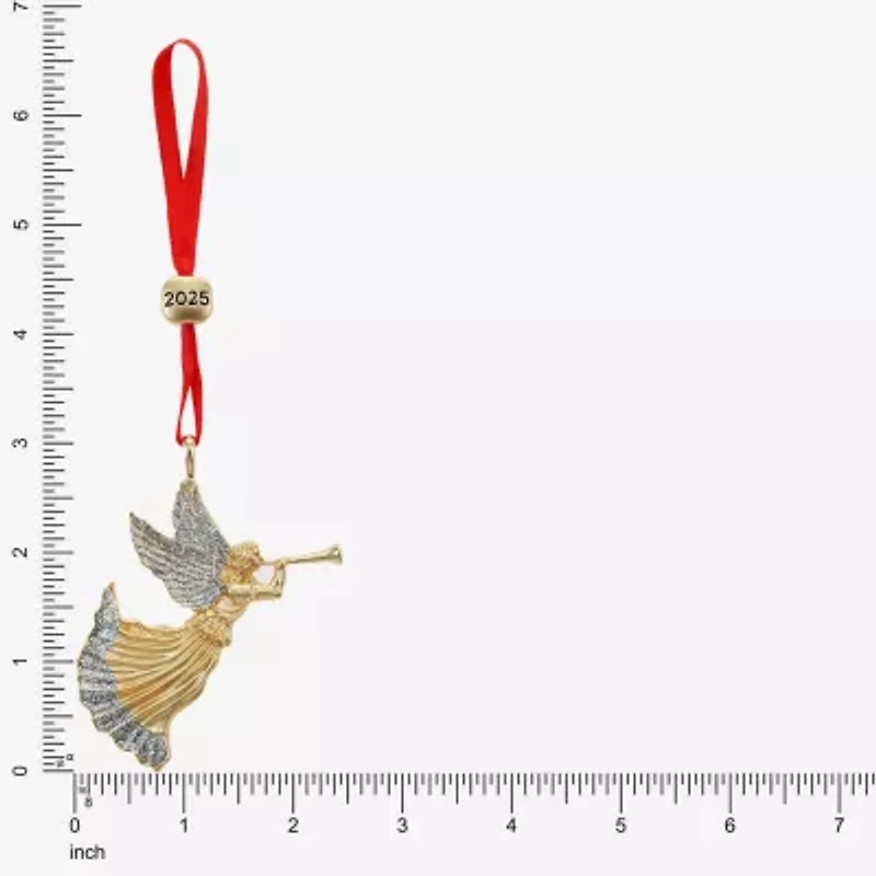 Monet Jewelry Gold & Silver Tone Christmas Ornament