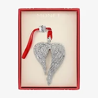 Monet Jewelry Silver Tone Christmas Ornament