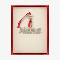 Monet Jewelry Gold Tone Nana Christmas Ornament