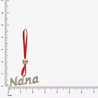 Monet Jewelry Gold Tone Nana Christmas Ornament