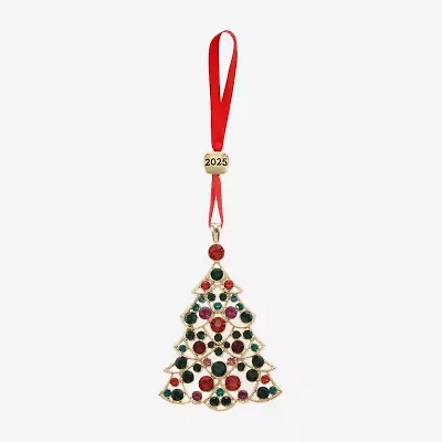 Monet Jewelry Gold Tone Christmas Tree Christmas Ornament