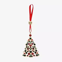 Monet Jewelry Gold Tone Christmas Tree Christmas Ornament