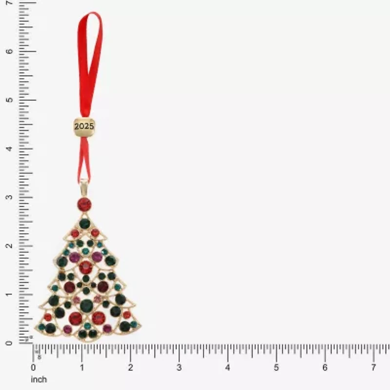 Monet Jewelry Gold Tone Christmas Tree Christmas Ornament