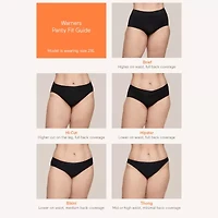 Warners® No Pinching, Problems® Dig-Free Comfort Waist with Lace Microfiber Hipster 5609J