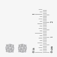 (G, Si2) 1/4 CT. T.W. Lab Grown White Diamond 10K Gold 5.5mm Stud Earrings
