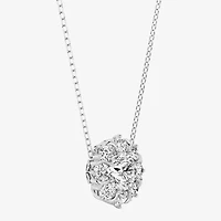 Grown Gorgeous (F,Vs2) Womens 1 1/2 CT. T.W. Lab Grown White Diamond 14K Gold Round 18 Inch Pendant Necklace
