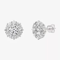 Grown Gorgeous (F,Vs2) 2 1/10 CT. T.W. Lab White Diamond 14K Gold 10.2mm Round Stud Earrings