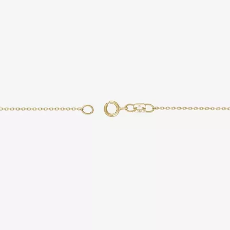 Floating Diamonds (F, Vs2) Womens 1 CT. T.W. Lab Grown White Diamond 14K Gold 18 Inch Pendant Necklace